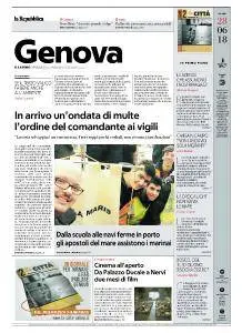la Repubblica Genova - 28 Giugno 2018