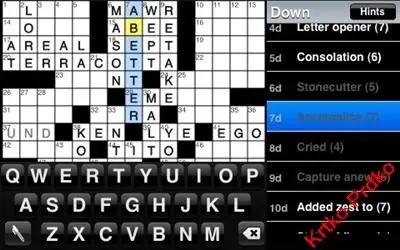 Crosswords 1.52 iPhone iPod Touch