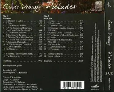 Alexei Lyubimov - Claude Debussy: Preludes (2012) 2CDs