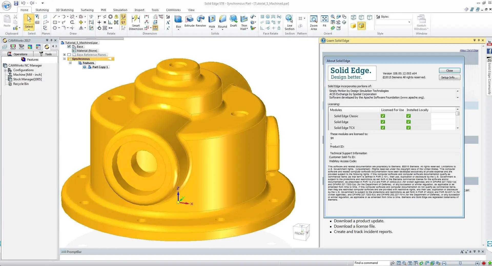 Как установить solid edge st8