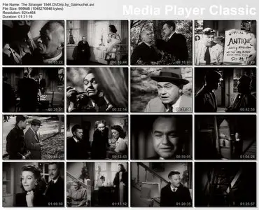 (Film Noir) The Stranger [DVDrip] 1946 