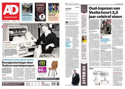 Algemeen Dagblad - Delft – 21 februari 2020