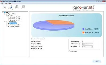 RecoverBits Partition Data Recovery 2.4