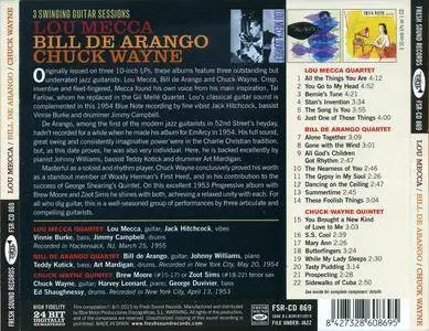Lou Mecca, Bill de Arango, Chuck Wayne - 3 Swinging Guitar Sessions 1953-55 (2015) {Fresh Sound Records FSR-CD 869}