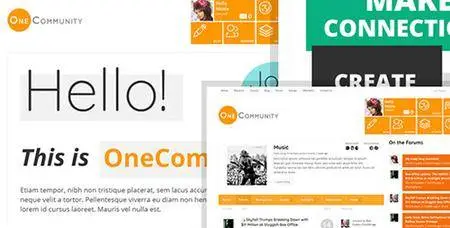 ThemeForest - OneCommunity v2.0 - BuddyPress Theme - 3713046