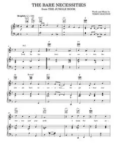 The bare necessities - Terry Gilkyson (Piano-Vocal-Guitar)