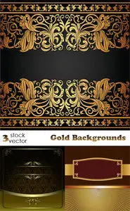 Vectors - Gold Backgrounds