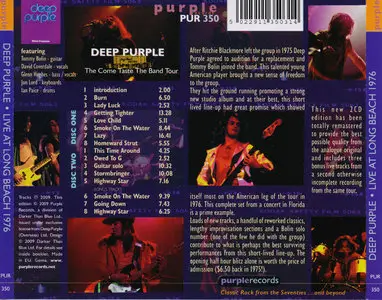 Deep Purple - Live at Long Beach 76 (1995) [2009, Purple Records, PUR 350]