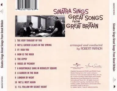 Frank Sinatra - Sinatra Sings Great Songs from Great Britain (1962) Remastered Reissue 2010