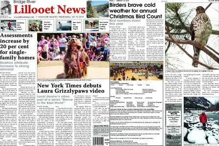 Bridge River Lillooet News – January 10, 2018