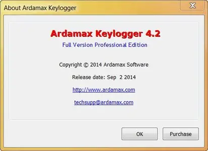 Ardamax Keylogger 4.2 Professional Edition DC 02.09.2014
