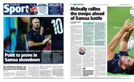 The Herald Sport (Scotland) – September 30, 2019
