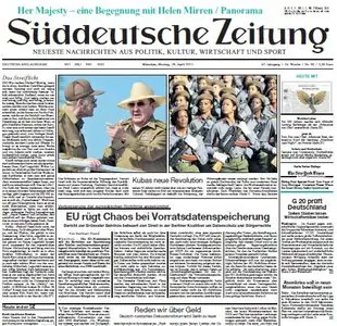 Süddeutsche Zeitung vom 18 April 2011