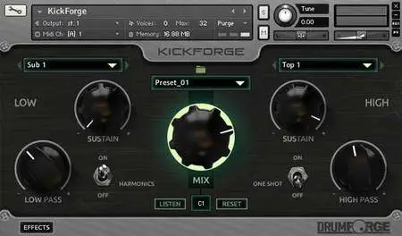 Drumforge Kickforge KONTAKT