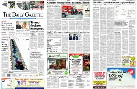 The Daily Gazette – February 16, 2019