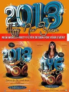 GraphicRiver Happy New Year & New Years Eve 2013