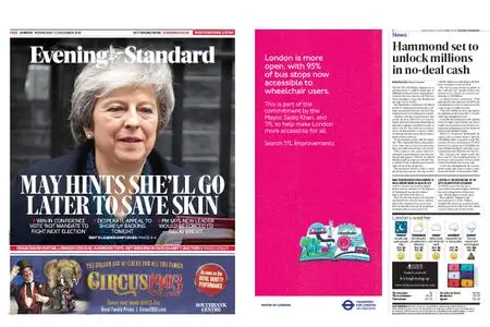 London Evening Standard – December 12, 2018