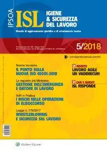 Igiene & Sicurezza del Lavoro - Maggio 2018