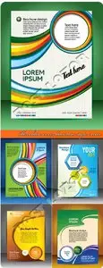 Brochure cover business style vector