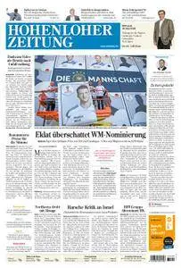 Hohenloher Zeitung - 16. Mai 2018