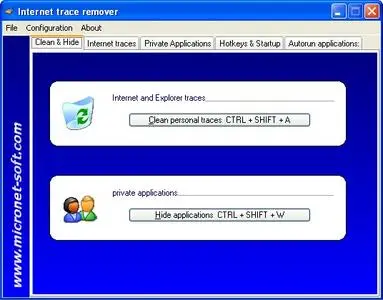 Internet Trace Cleaner ver. 1.0