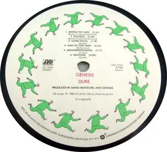 Genesis: Duke - Original Atlantic Pressing - 24/96 rip to redbook