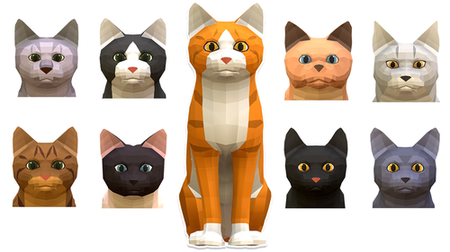 Unreal Engine – LowPoly Cats 4.27