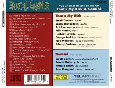 Erroll Garner - That's My Kick & Gemini