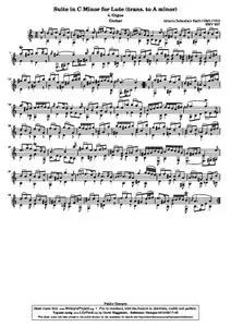 BachJS - Lute Suite BWV 997: 4. Gigue