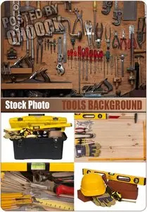 Stock Photo: Tools background