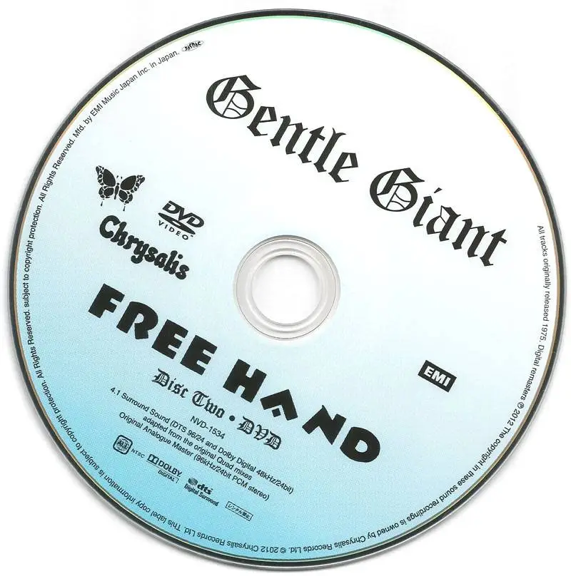 Discogs. Gentle giant free hand, 1975. Gentle giant CD. Gentle giant 