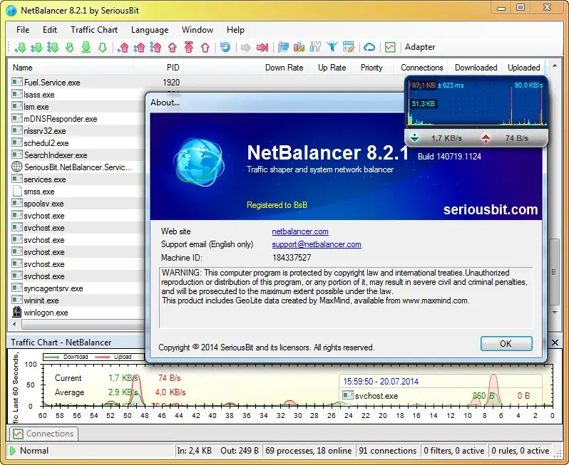 NetBalancer 12.1.1.3556 for iphone instal