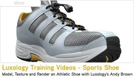 Luxology Training Video Series - Sports Shoe