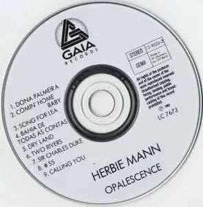 Herbie Mann - Opalescence (1989) {Gaia}