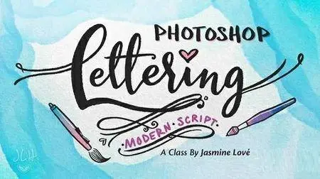 Photoshop Lettering: Modern Script