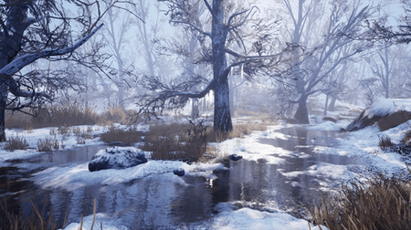 Unreal Engine – Winter Forest 4.27