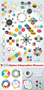 Vectors - Option Infographics Elements