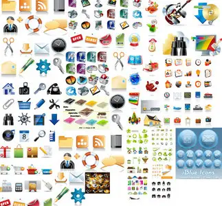 3000+ Web Icons, PNG Files, PSD, Blog Icons