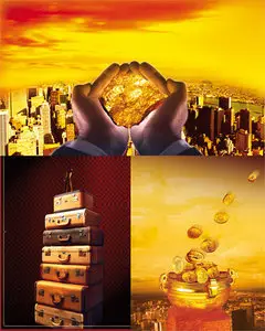 PSD templates - Gold