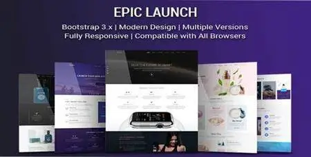 ThemeForest - Epic Launch v1.0 - High-Converting Landing Page Template - 20831859