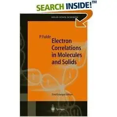 Electron Correlations in Molecules and Solids