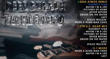 Deep Purple - Machine Head (50th Anniversary) (1972/2024) (Blu-ray Audio)