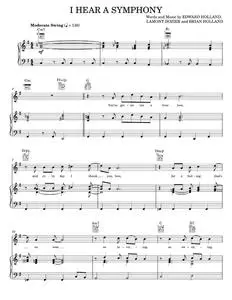 I hear a symphony - The Supremes (Piano-Vocal-Guitar)