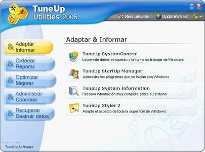 TuneUp 2006  v.5.0.2335 ( versión en Español/ Spanish version)