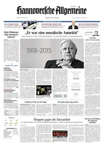 Hannoversche Allgemeine Zeitung - 11.11.2015