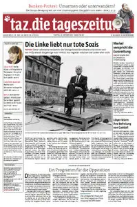 Tageszeitung TAZ vom 24 Oktober 2011