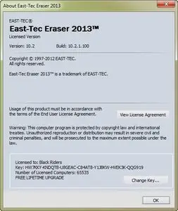 East-Tec Eraser 2013 10.2.1.100