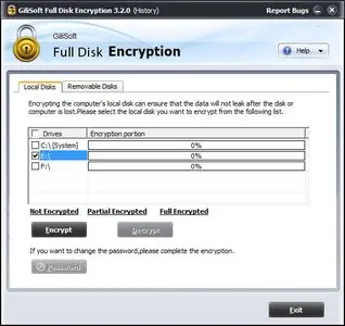 Gilisoft Full Disk Encryption 3.6.0
