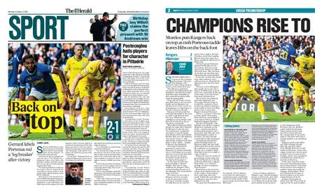 The Herald Sport (Scotland) – October 04, 2021