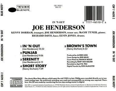 Joe Henderson - In 'n Out (1964) {Blue Note}